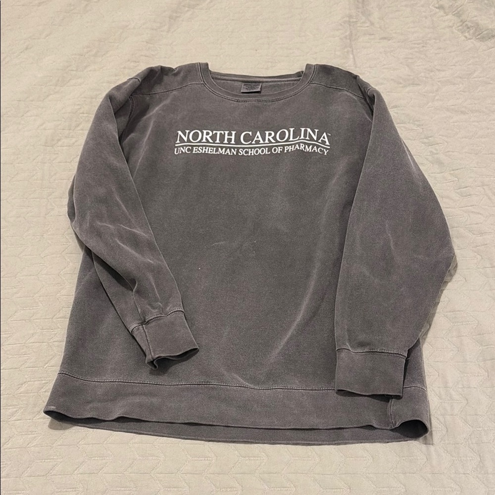 Comfort Colors North Carolina Gray Crewneck Sweatshirt
